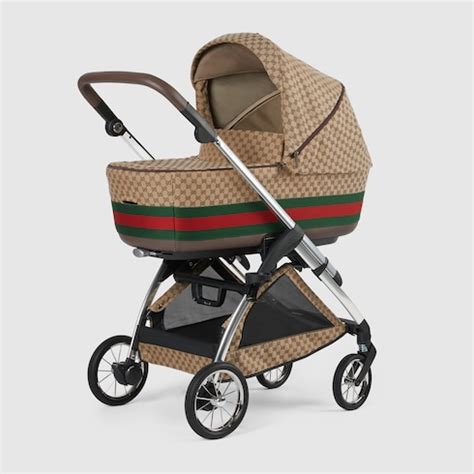 gucci bebek|Gucci stroller canvas.